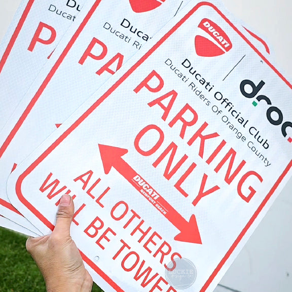 Honda Parking Sign