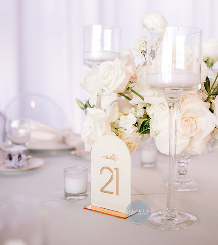 Arch Table Numbers