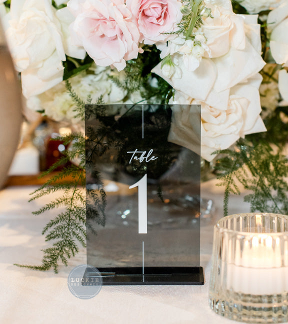 Modern Table Numbers