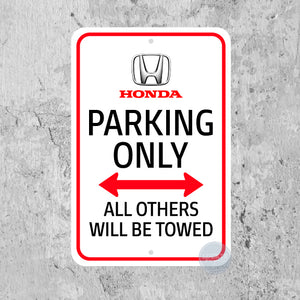 Honda Parking Sign