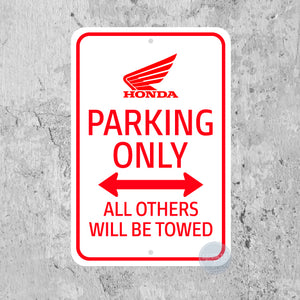 Honda Parking Sign