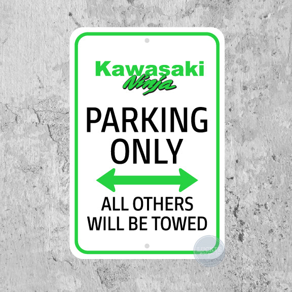 Kawasaki Ninja Parking Sign