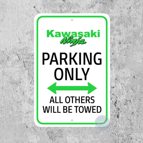 Kawasaki Ninja Parking Sign